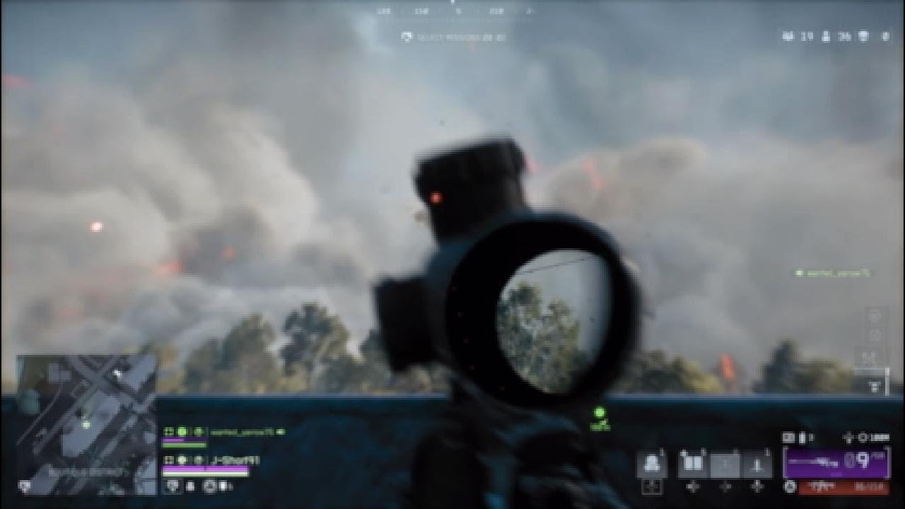 Snipe the bot out the helicopter. Then went on to win match