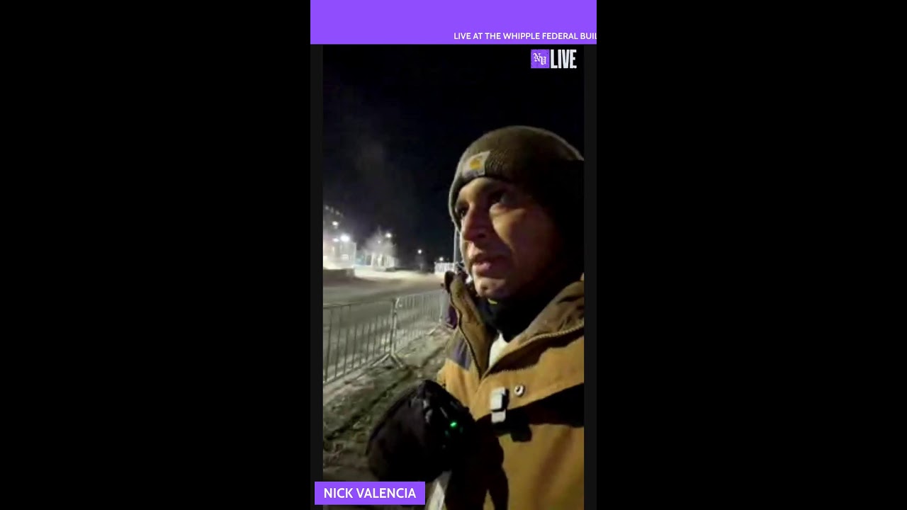 Nick Valencia Live from the Whipple Federal Building 1/24/26