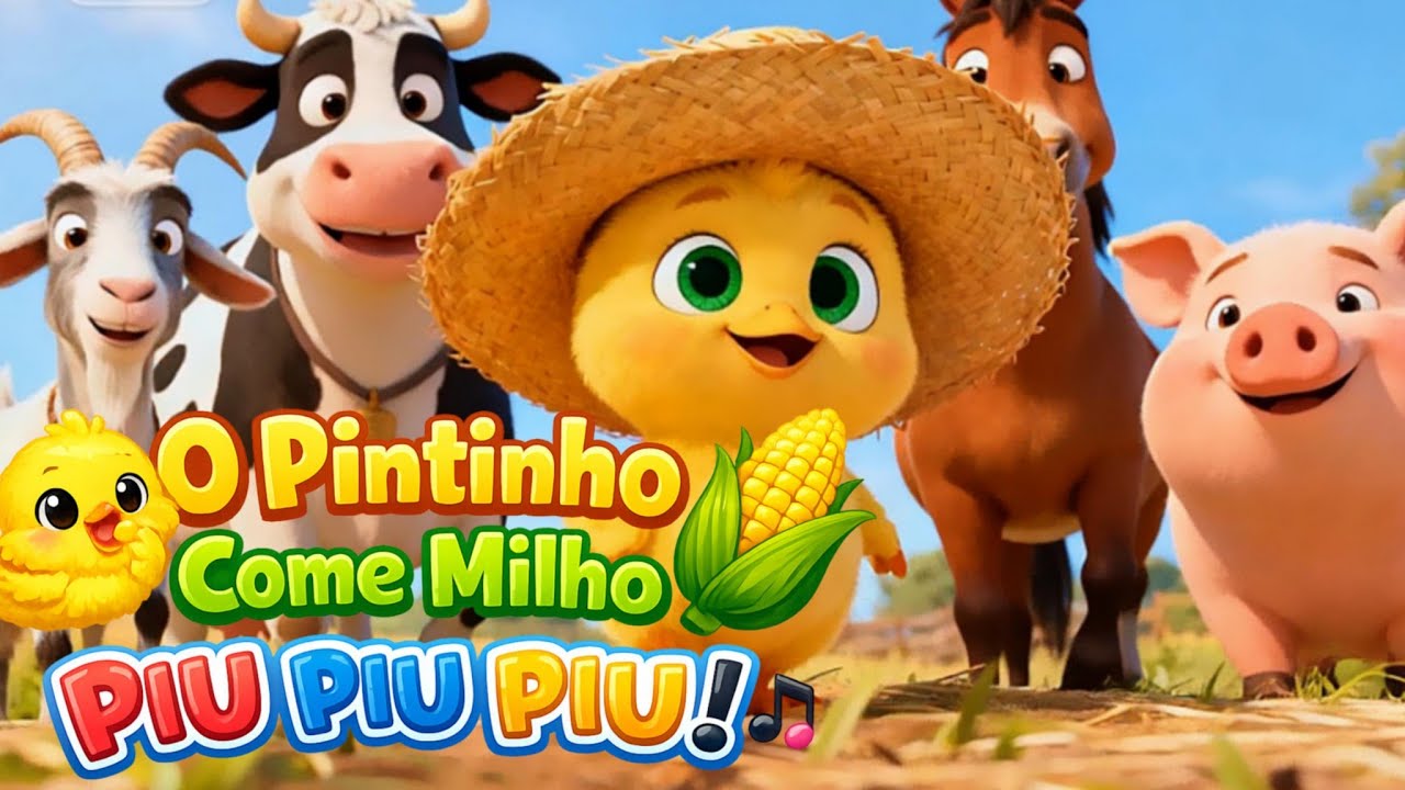 O Pintinho Amarelinho Comilão | PIU PIU PIU | Música Infantil!