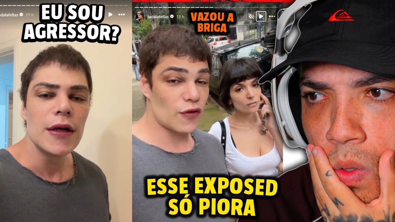 Parte 4: 🚨 Caso Tadalafellas Piora! Tadala Desmente Corte no Dedo e Rey Pysique Expõe Mais Vídeos