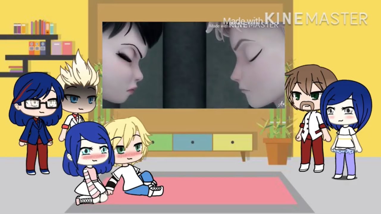 Miraculous react to amv | part 3 ردة فعل الميراكلس على الفيديو