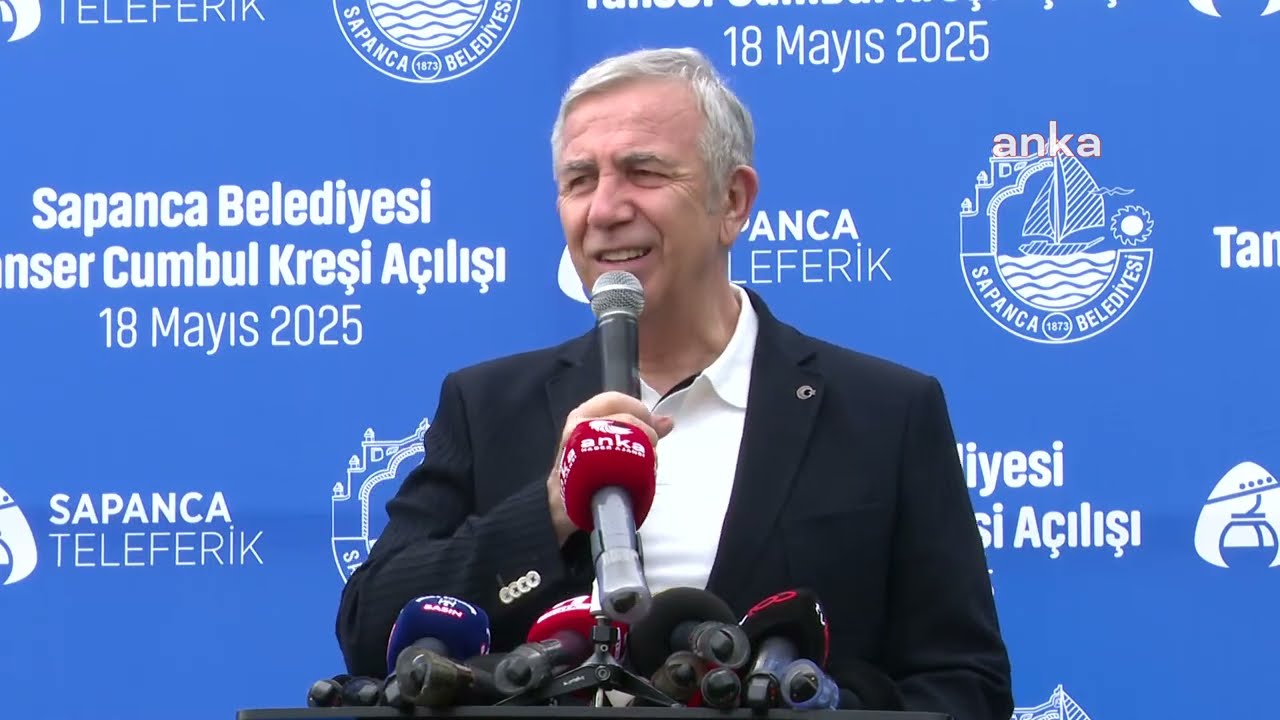 Mansur Yavaş, Sapanca Belediyesi Tanser Cumbul Kreşi temel atma töreninde konuştu