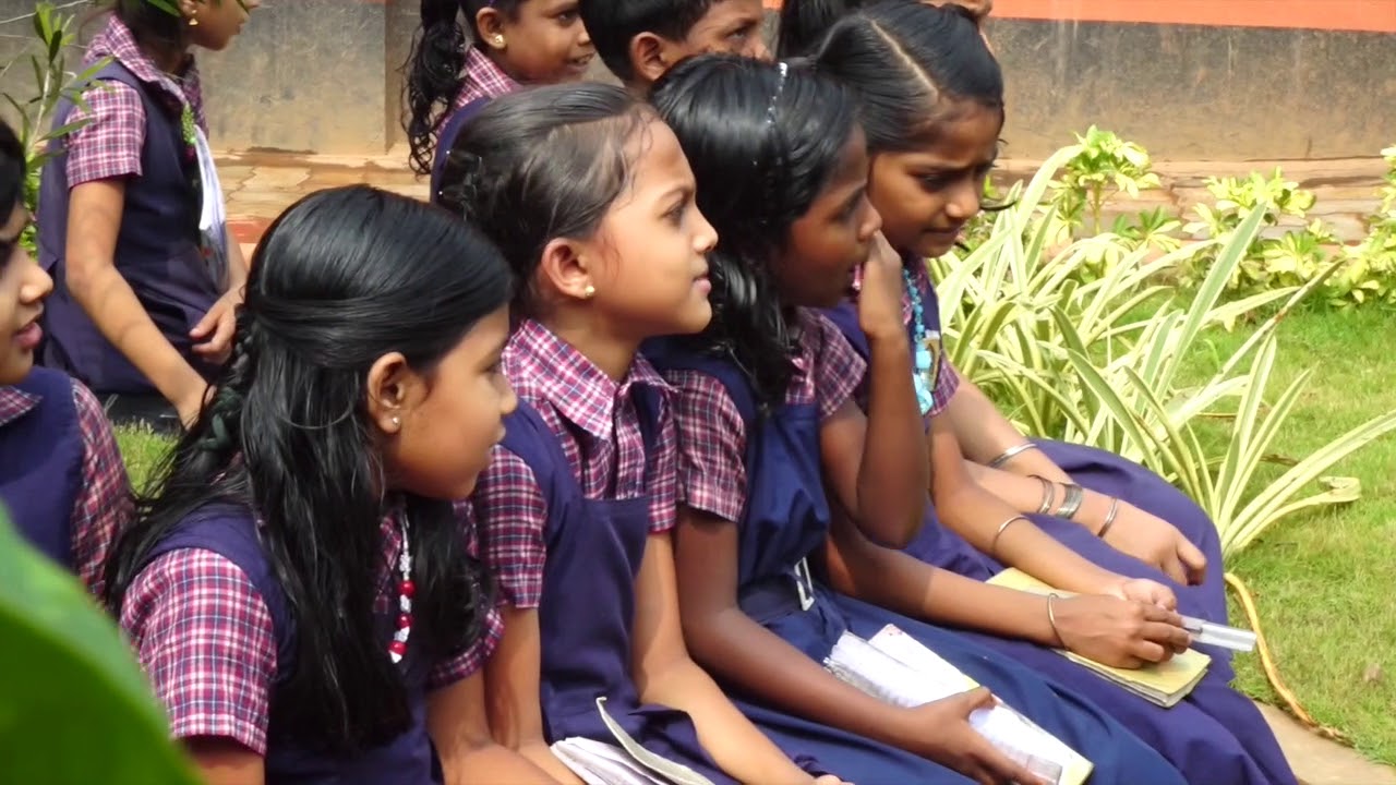 Children learning about environment through Bio-diversity park in schools, Kerala