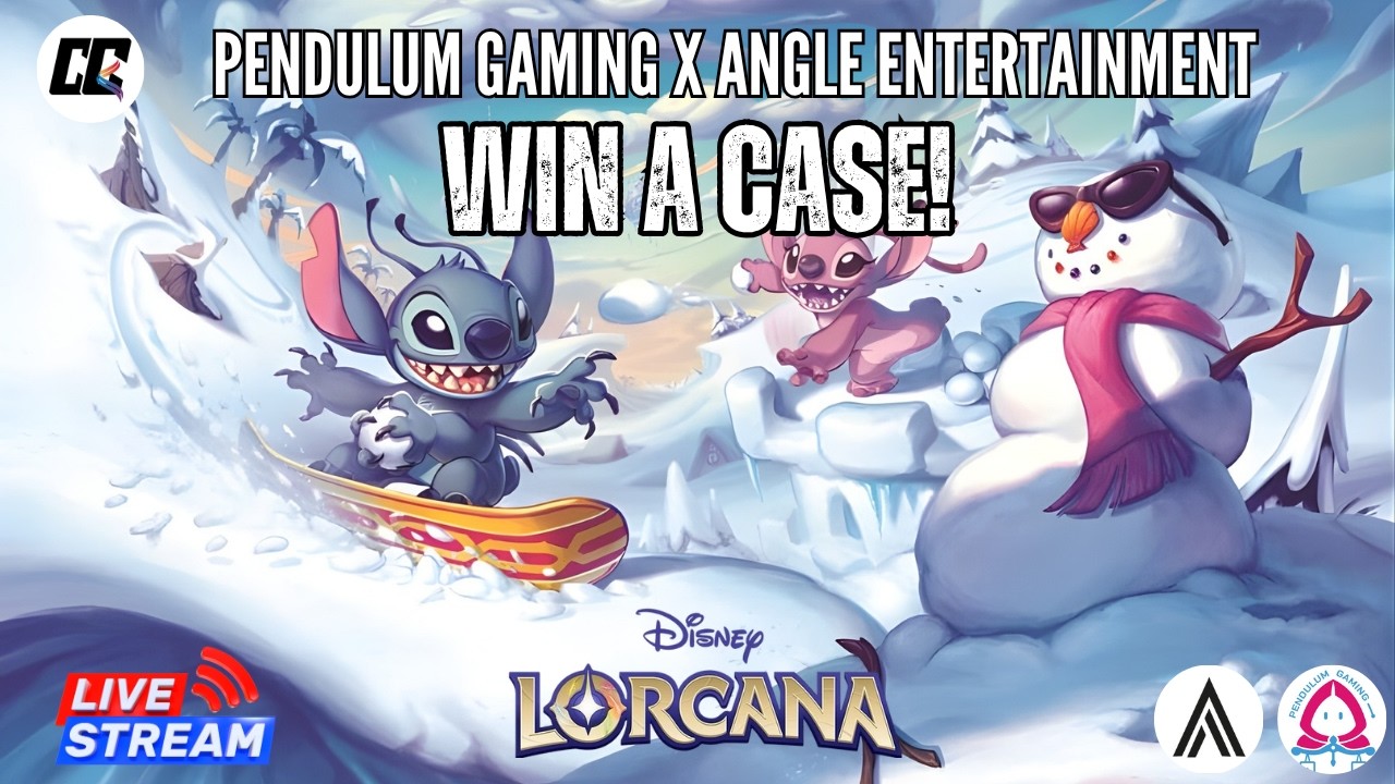 Pendulum Gaming x Angle Entertainment WIN-A-CASE | LIVE Disney Lorcana Tournament