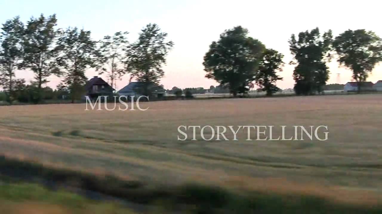 Baba the Storyteller sharing tales and playing music in Poland