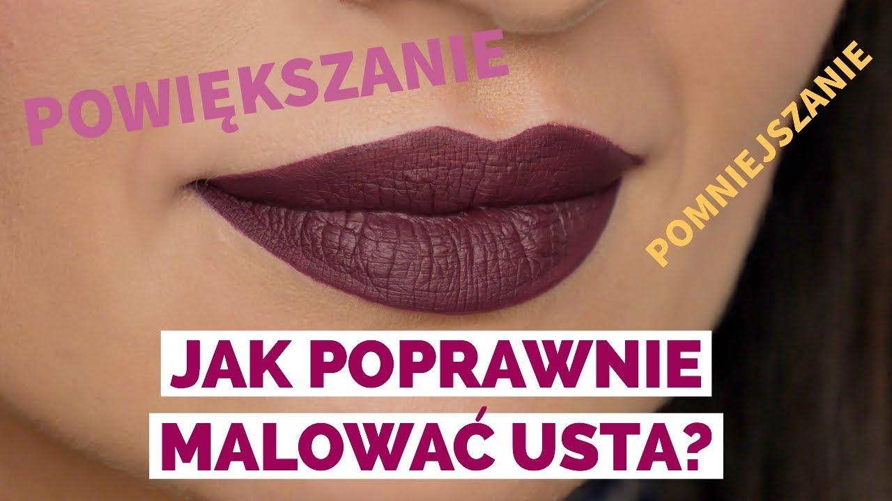 Lekcja Makijażu - Makijaż Ust - Powiększanie | Pomniejszanie | Błędy