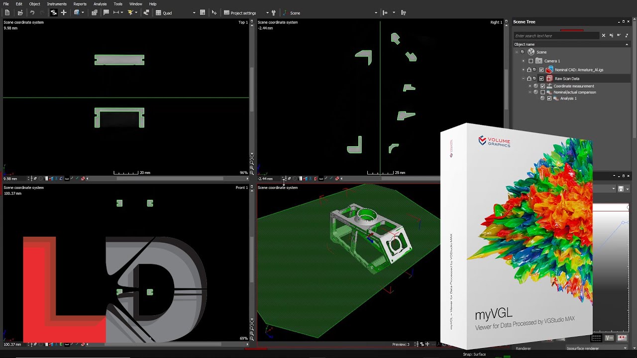 3D CT Scan Data Inspection, Visualization and Analysis Capabilities with myVGL Viewer | Laser Design