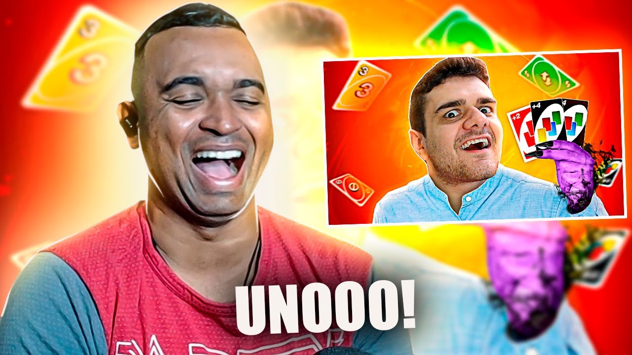 REACT | A MÃO AMALDIÇOADA DO UNO c_ @Core @MrGuinas e @Gabs - Souzones