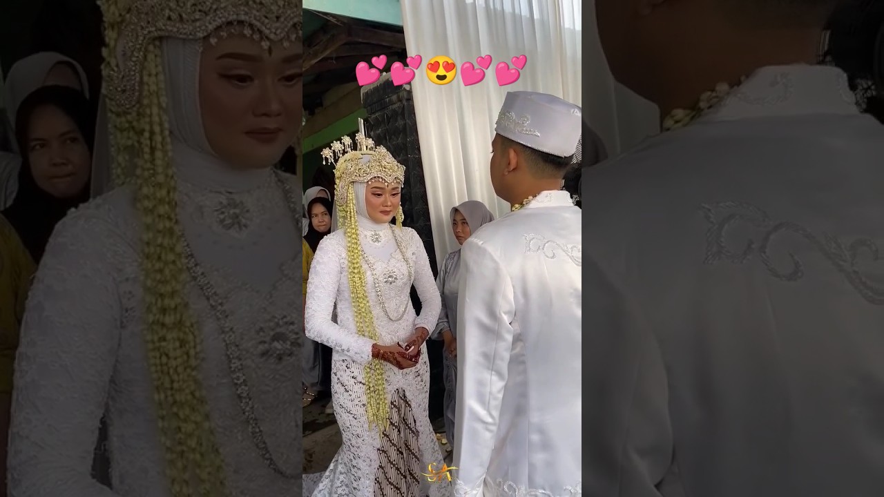 muslim wedding in village indonesia #viralshort #shortvideo #wedding #muslimwedding #indonesia
