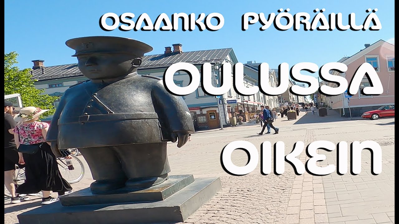 Osaanko pyöräillä Oulussa oikein.