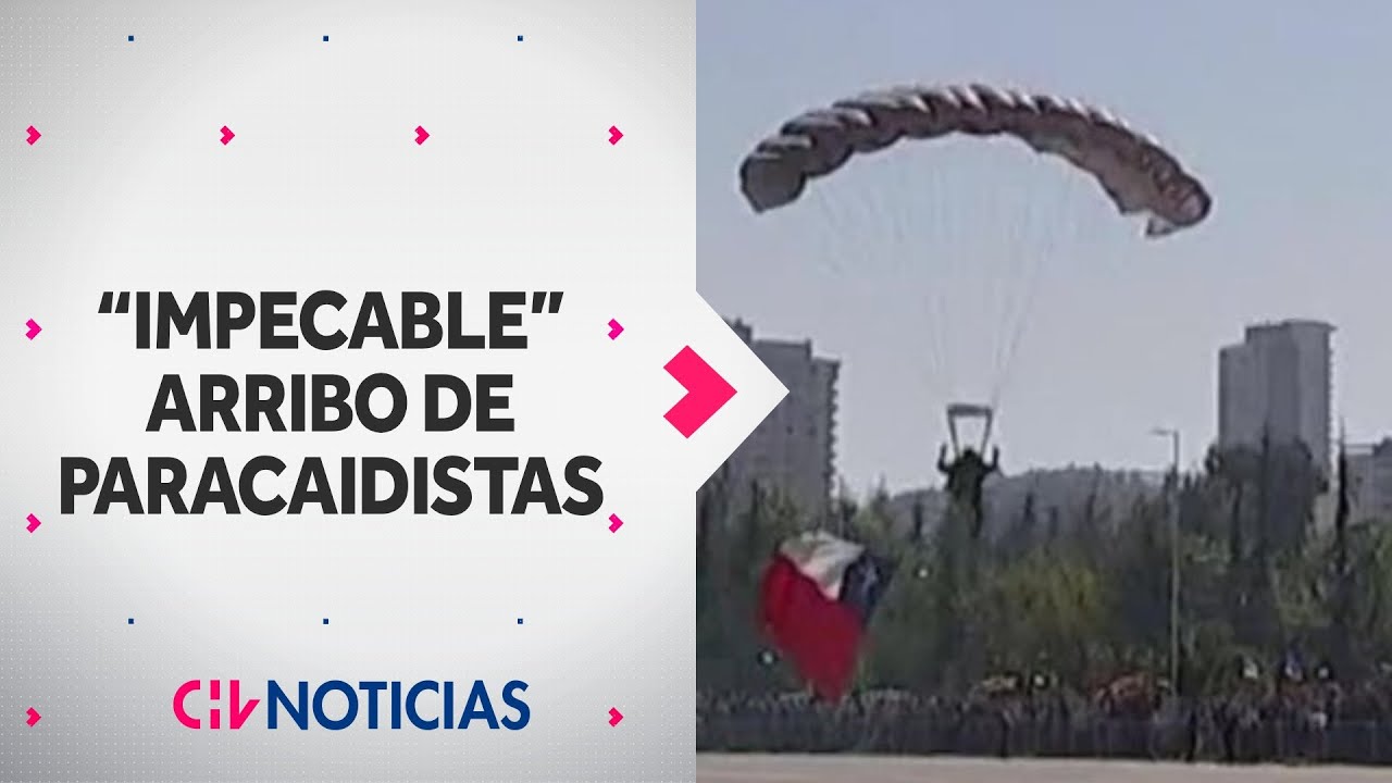 Parada Militar 2025: “Impecable” arribo de paracaidistas marcó el inicio del desfile