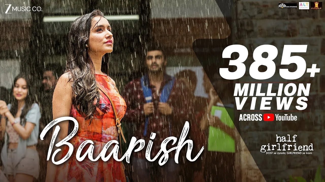 Baarish | Half Girlfriend | Arjun Kapoor & Shraddha Kapoor | Ash King & Sashaa | Tanishk Bagchi