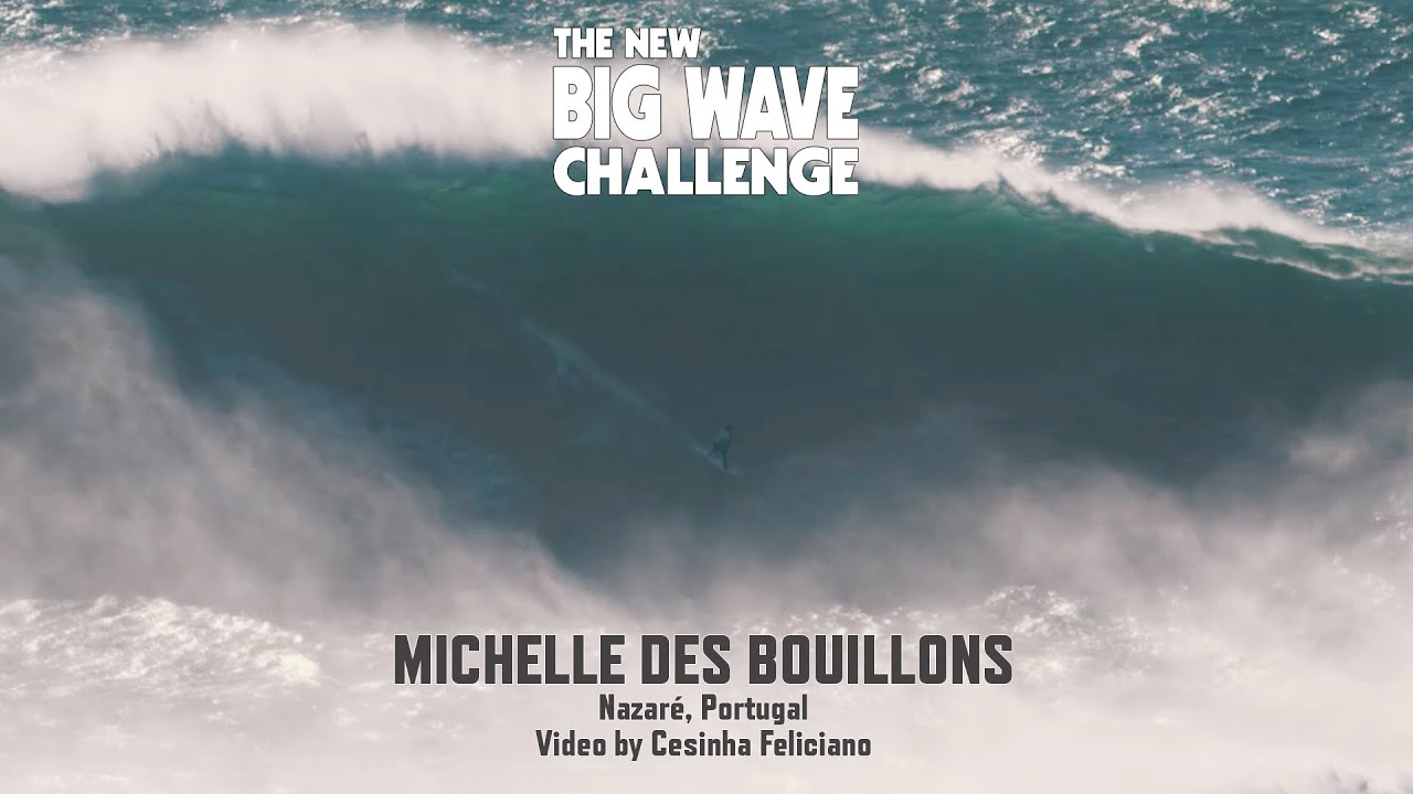 Michelle des Bouillons at Nazar&eacute; - Big Wave Challenge 2022/23 Contender