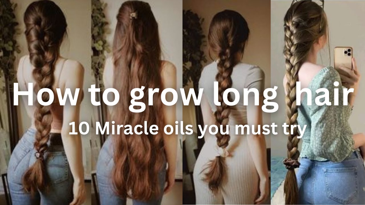 How to grow long hair at home | miracle hair growth oils