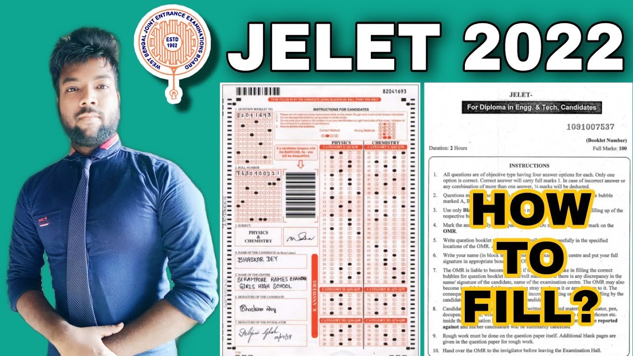 Лист OMR и буклет с вопросами JELET 2022 | Как заполнить лист OMR? Будьте внимательны, не ошибитесь.
