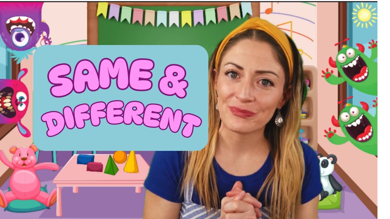Same and Different Sorting Game for Kids |  Fun for Preschool & Kindergarten