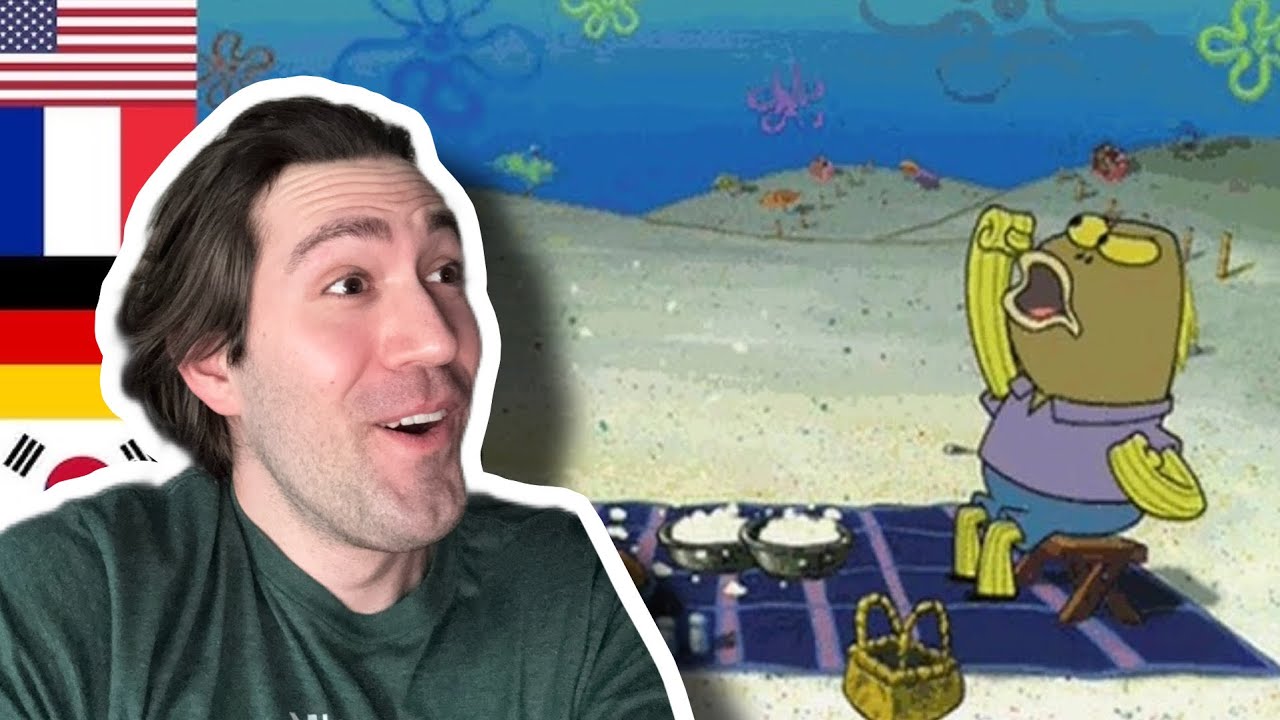 DREI TAGE! in Unterschiedlichen Sprachen Spongebob Schwammkopf I reaction