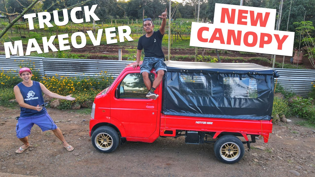 PHILIPPINES CHEAP TRUCK MAKEOVER - Our New Suzuki With Canopy (BecomingFilipino)
