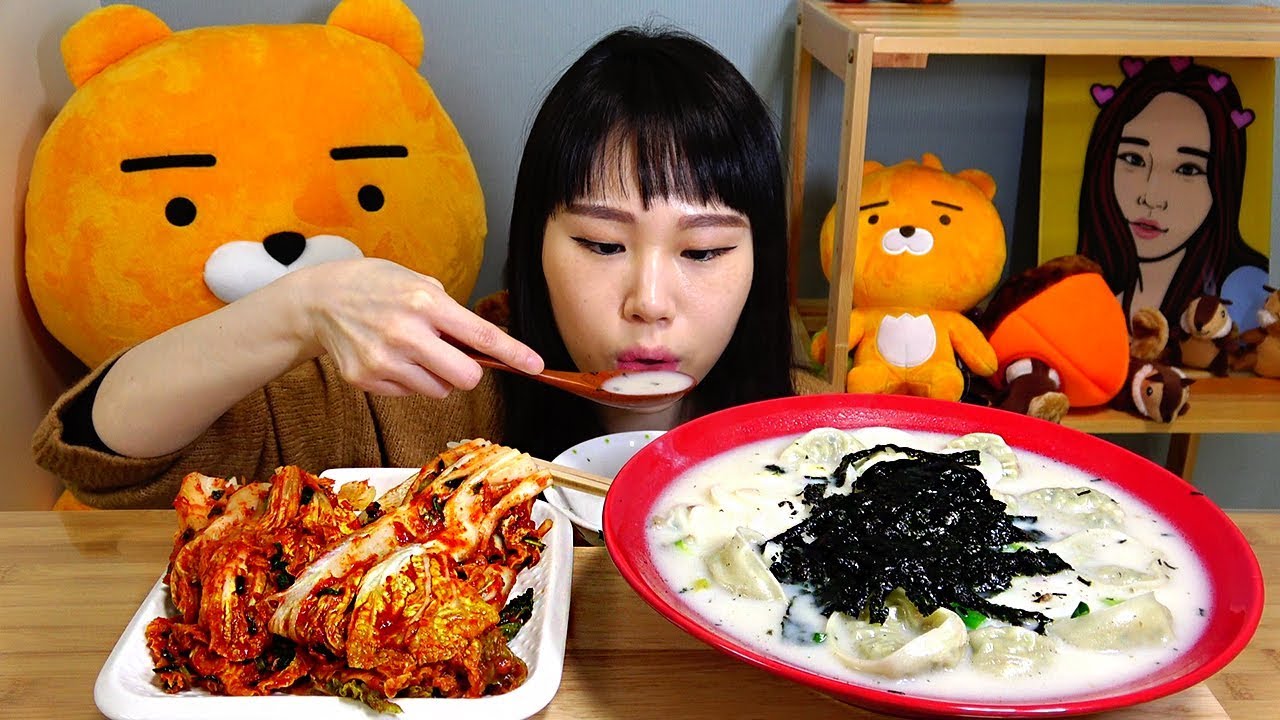 떡만둣국 먹방 Mukbang