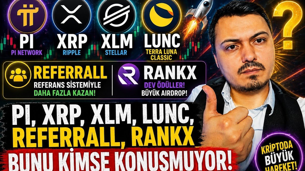 RANKX, PI NETWORK, XLM, LUNC, SOLANA, ADA, TON, BITCOIN! KRİPTODA B&Uuml;Y&Uuml;K FIRSAT MI?