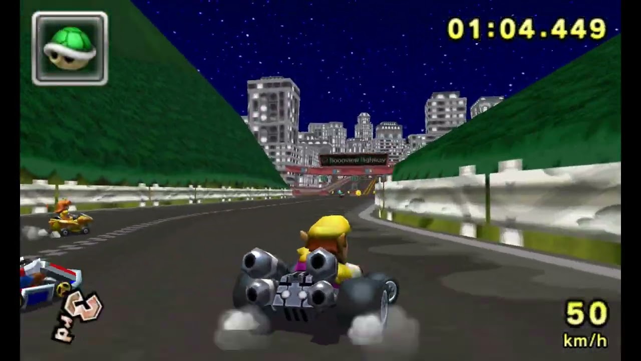 Wii Moonview Highway by TheZoroark007 - Mario Kart 7: Custom Track [1080p 60fps]