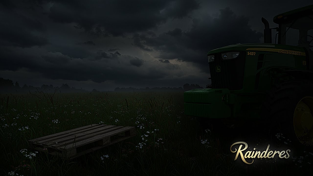 Abandoned Farmland Before the Storm –  Thunderstorm for Deep Sleep & Focus