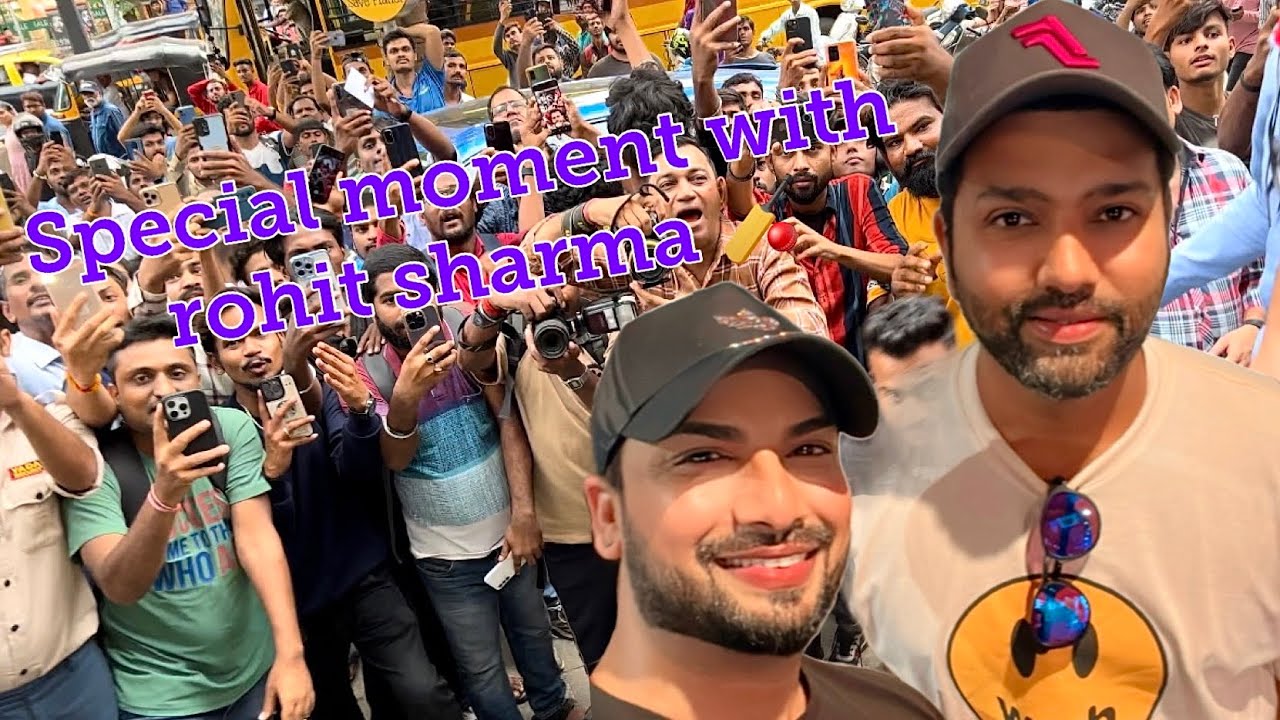 Special Moment With Indian Cricket Team Captain Rohit Sharma ||  Indian Captain🤭 Sharma Gaye ?!