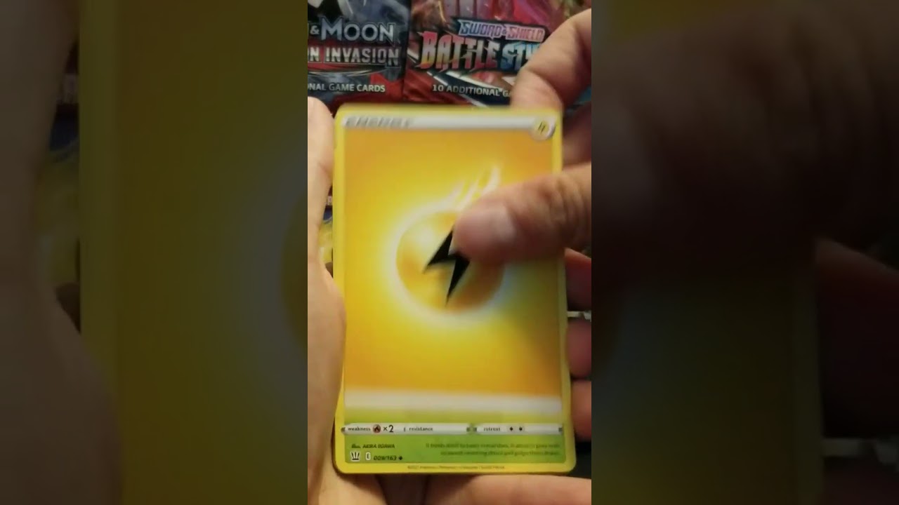 and I got?.. Pokemon Cards TCG Battle Styles Booster Pack 
