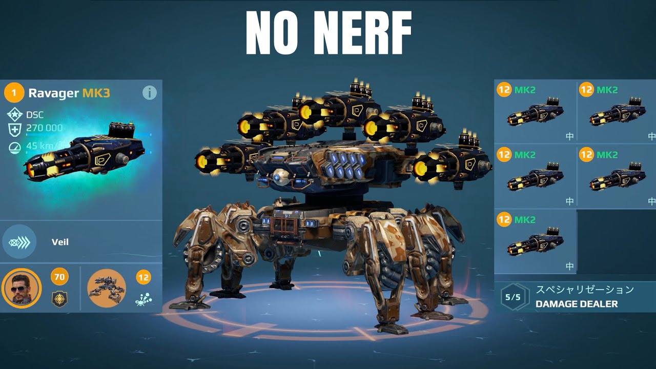[WR] UE ION Is NOT On The 11.6 Rebalance List... Next Top Sniper? | Ravager Gameplay | War Robots