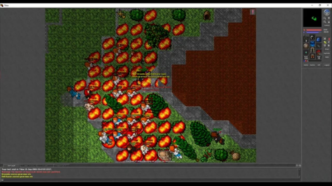 TibiCAM [7.5] Crazy UE massacre on Femor Hills! 10 deaths
