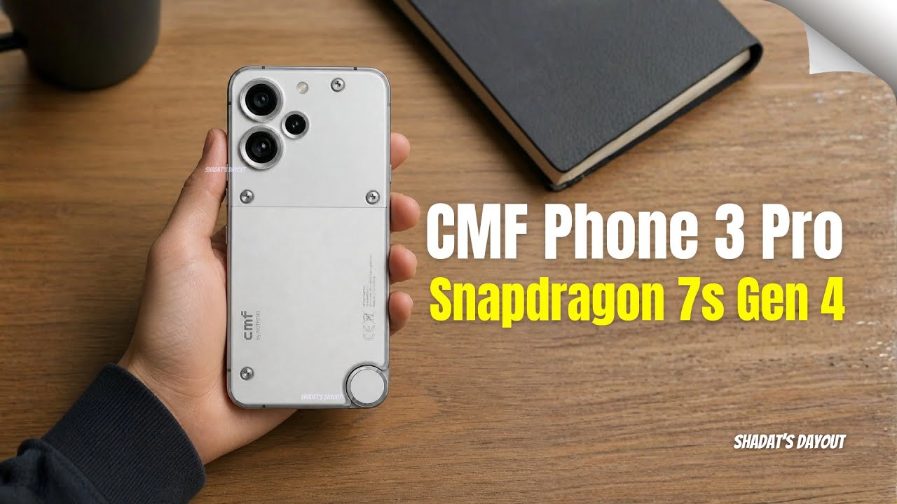 Первый взгляд на CMF Phone 3 Pro, слухи, характеристики, особенности и дата выхода.