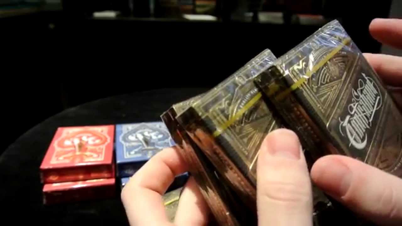 Contraband & Tycoon Playing Cards : Unboxing & Initial Reviews