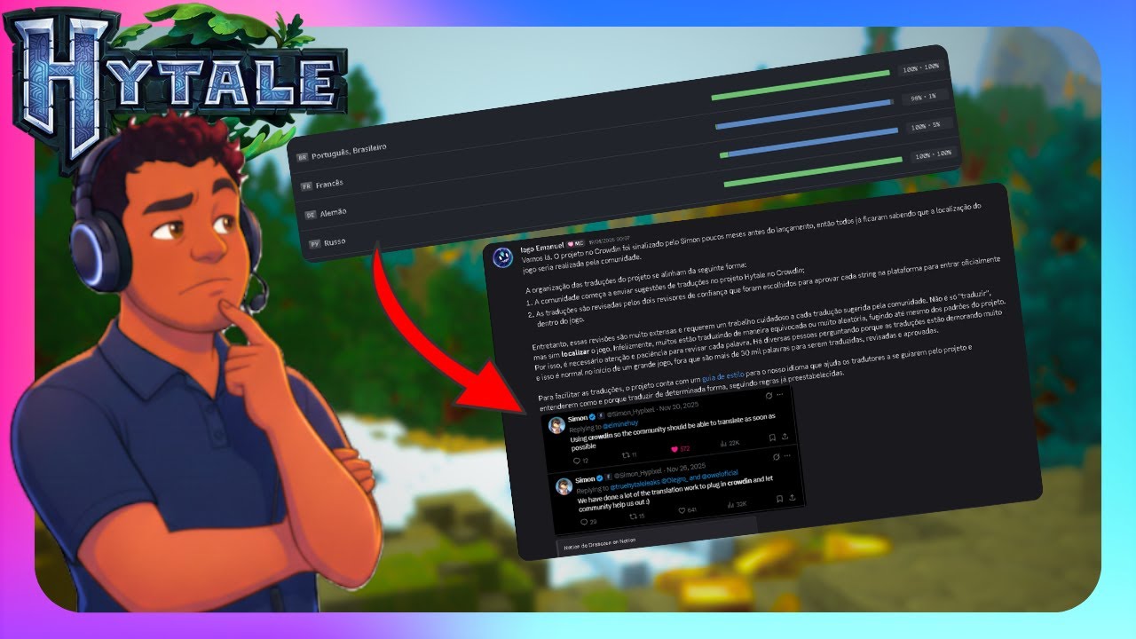 🔴HYTALE! НОВАЯ ИНФОРМАЦИЯ О ПЕРЕВОДЕ ИГРЫ!