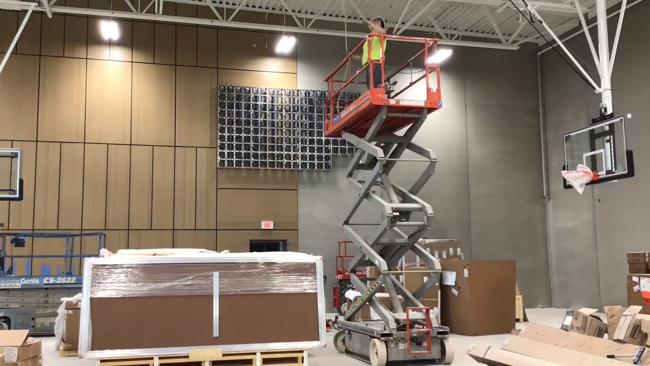 Chamberlain's Scoreboard Installation