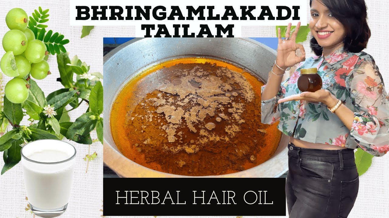 Bhringamlakadi Tailam I Hair oil for Healthy Hair I Hair Oil  preparation I Dr. Smrithi Valsan