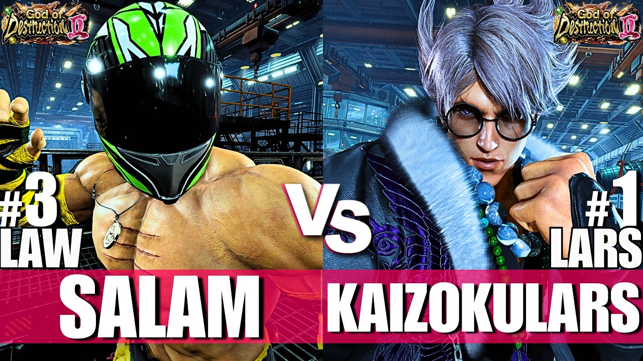 Tekken 8 - Sensei Salam (Law) vs Kaizokulars (Lars) | High Level Ranked Matches