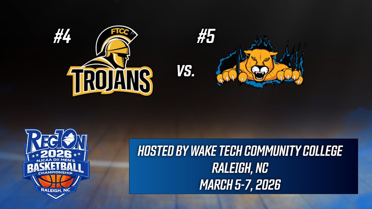 Region 10 Division II Men&rsquo;s Basketball Championship, #4 Fayetteville Tech vs. #5 Central Carolina