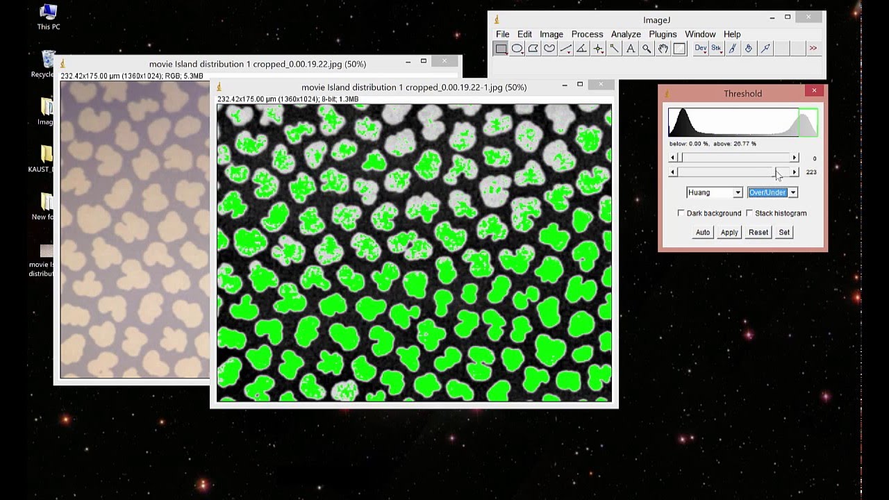 How to do Image Thresholding in ImageJ