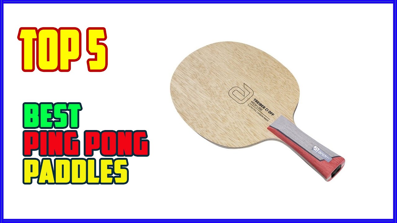 TOP 5 Best Ping Pong Paddles 2025 | $10 vs $100 Ping Pong Paddle &ndash; BIG Difference?