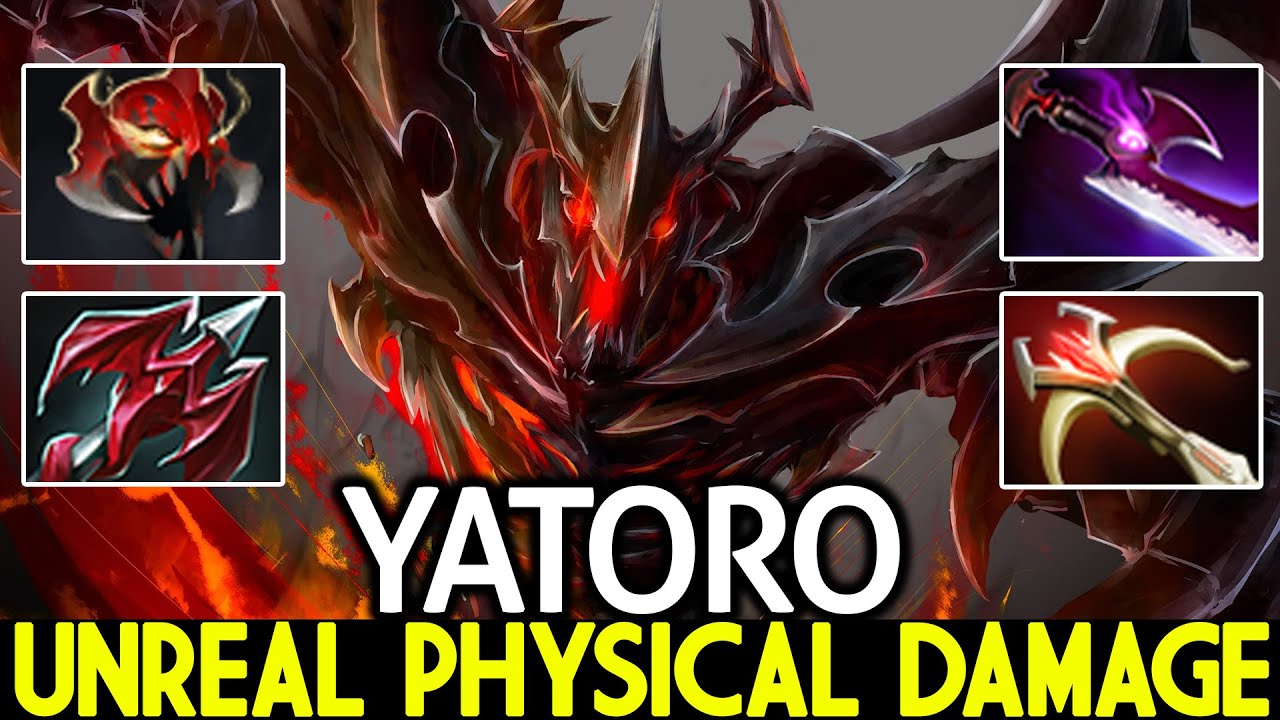 YATORO [Shadow Fiend] Unreal Physical Damage Epic 1v5 Gameplay Dota 2
