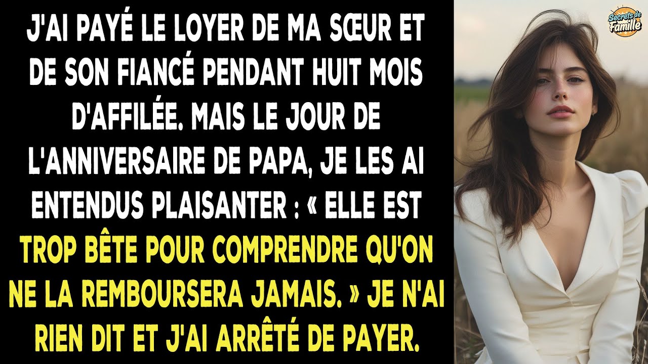 Mon Soutien Financier Pour Ma Sœur A Duré 8 Mois. Le Jour De L'anniversaire De Papa, J'ai...