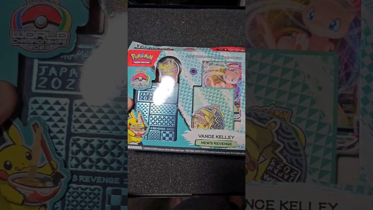 Opening the 2023 Yokohama Worlds TCG Set (Mew's Revenge) #pokemon