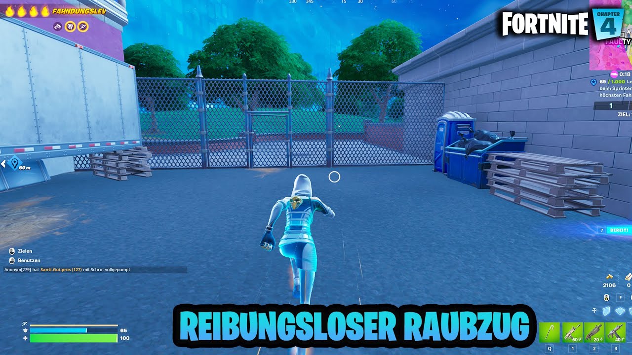 Lege Distanz beim Sprinten und mit dem h&ouml;chsten Fahndungslevel zur&uuml;ck -  Reibungsloser Raubzug