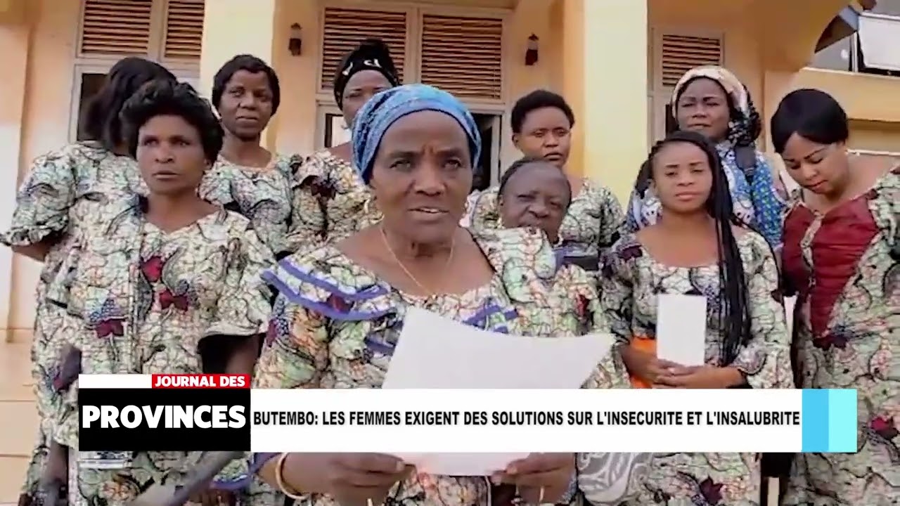 Butembo: Les femmes exigent des solutions sur l’insécurité et l’insalubrité