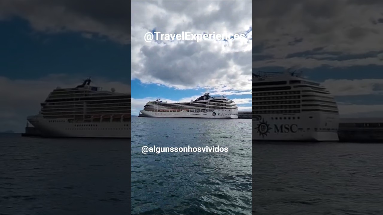 Cruise Day in Funchal 🌍🚢 - Spirit of Discovery, MSC Magnifica and MSC Musica 