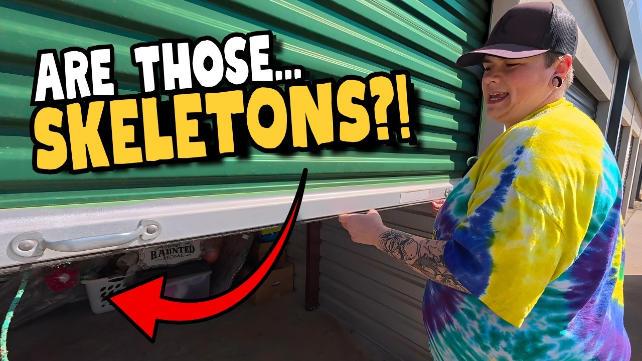 We Bought an $80 Storage Unit That Turned Into a HALLOWEEN Jackpot!