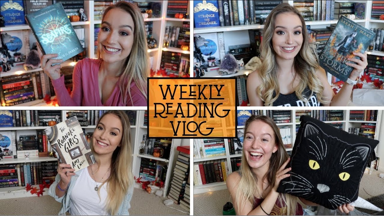 HALLOWEEN HAUL + VERY EXCITING UNBOXING ☠️Weekly Reading Vlog Oct. 1-7