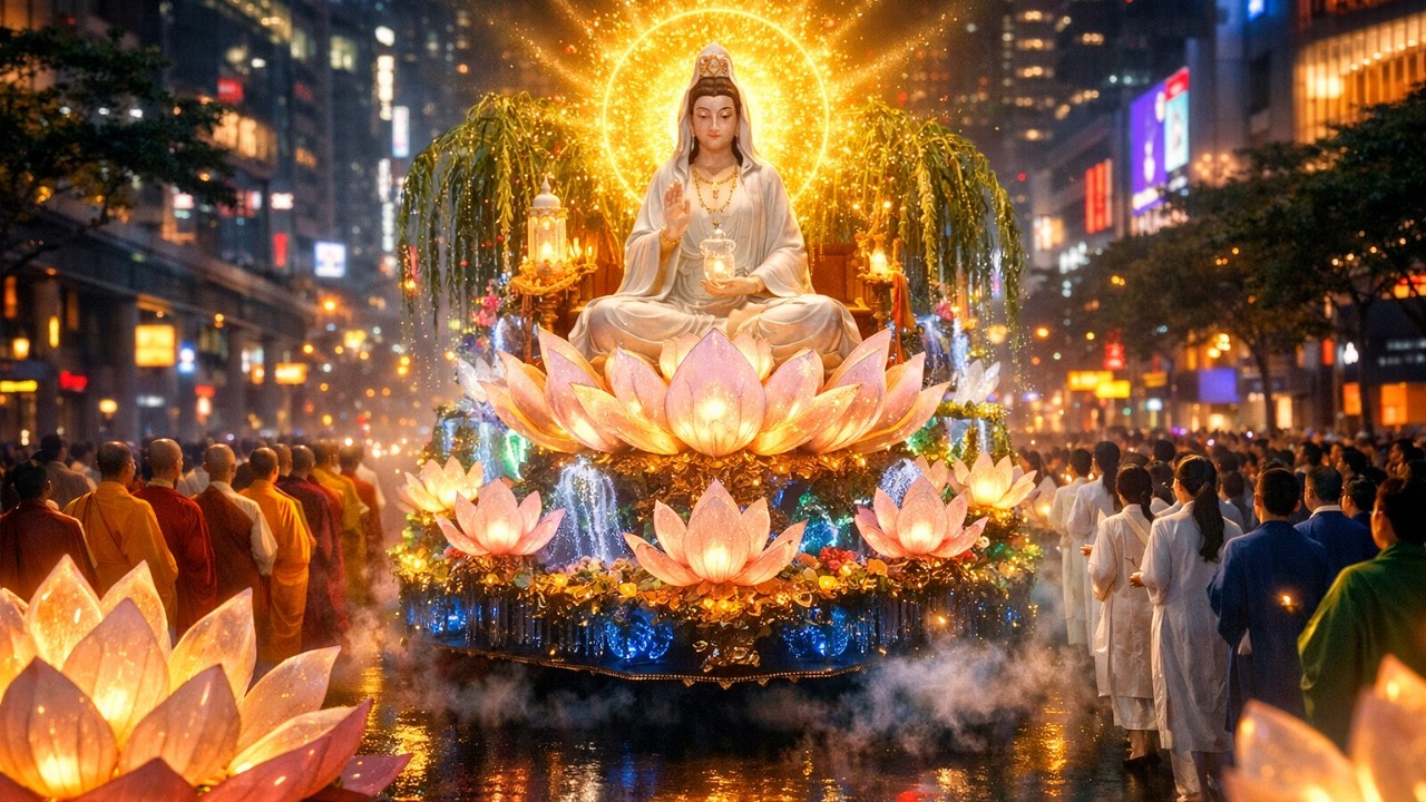 Mystical Buddhist Ceremony in the Modern City | Buddhas & Bodhisattvas Descend