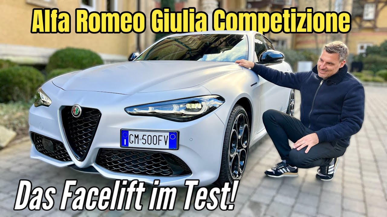 Alfa Romeo Giulia 2.0 Turbo Competizione: Das Facelift im ersten Test | Review | 2023