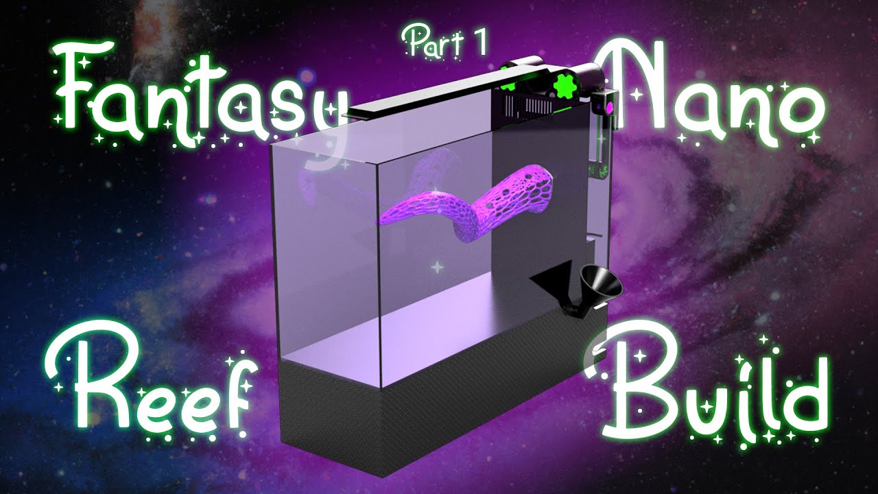 Custom Fantasy Nano Reef Build - Fluval Evo Spec 5 - Roller Mat, Stand & Aquascape